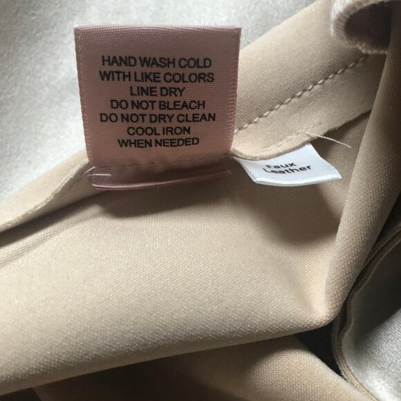 Philosophy Republic Clothing, Sz: XS, faux suede, trench coat, NWT, Color: Pearl - Picture 12 of 14